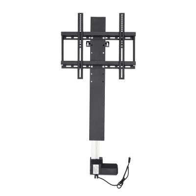 700 mm Motorized TV Lift Stand Bracket for 26-57 inch TVs  Sleek Black Finish, RF Remote Control, Cabinet & Floor Mount, Aluminum Frame, Easy Install