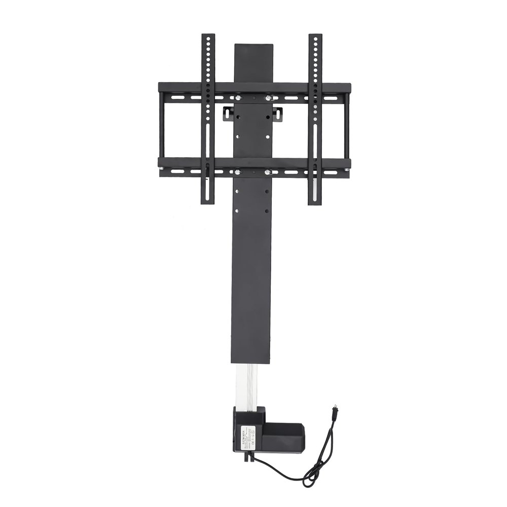 700 mm Motorized TV Lift Stand Bracket for 26-57 inch TVs  Sleek Black Finish, RF Remote Control, Cabinet & Floor Mount, Aluminum Frame, Easy Install