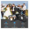 BINBINNIAO 4K Camcorder with Microphone 18X Zoom Infrared Vlogging Video Camera for 48MP Portable Digital Recorder Live Streaming(Standard) view 3
