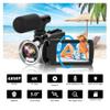 BINBINNIAO 4K Camcorder with Microphone 18X Zoom Infrared Vlogging Video Camera for 48MP Portable Digital Recorder Live Streaming(Standard) view 4