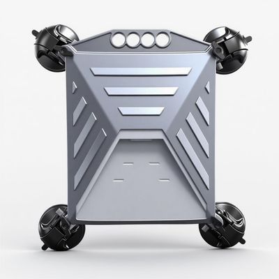 Magicbox Starlink Mini Car Mount for Car RV Boat Road Trip, Protect Silicone Case for Starlink Mini with 4 Suction Cup, Roof Mount Cover Grey