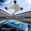 Magicbox Starlink Mini Car Mount for Car RV Boat Road Trip, Protect Silicone Case for Starlink Mini with 4 Suction Cup, Roof Mount Cover Grey view 3