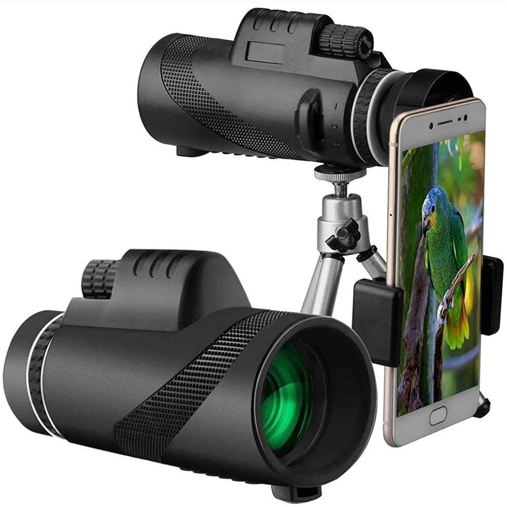 40x60 Monocular Telescope, Portable Monocular Mobile Phone Telescope, High - Definition Low Needed