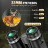 12x42 HD Binoculars for Adults with Phone Adapter, Tripod & Tripod Adapter - BAK4 Prism, FMC Lens, Waterproof & Fogproof, High Powered Scope for Bird Watching, Hunting, Hiking, Travel view 3