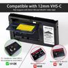Bingxue 2025 Updated VHS C Adapter, SVHS VHS-C to VHS, 12mm VHSC Tapes Camcorders Motorized for VCR Player, Not Compatible to 8mm/Hi8/Mini DV Tapes view 2