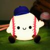 Attivolife Baseball Night Light, Baseball Gifts for Boys, Soft Silicone Nursery Bedroom Bedside Decor Dimmable Rechargeable LED Touch Lamp, Baby Kid Teen Sport Lover Athlete Christmas Birthday Gifts view 1
