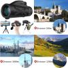 80x100 High Monocular Telescope Shockproof with Smartphone Holder Tripod Waterproof for Bird Watching Camping Hiking Concert Ball Game Monocular Children view 2