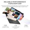 HP 14 inch Laptop Student Business, Intel Celeron CPU, 16GB RAM, 384GB Storage(128GB eMMC+256GB MSD), 1 Year Microsoft 365, Intel UHD Graphics, Portable and Lightweight, Windows 11 Pro, w/Design Mouse view 3