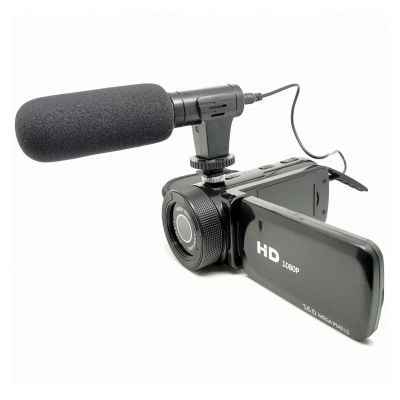 BINBINNIAO High Definition Digital Video Camera with Microphone Wide-Angle Lens Home Digital Video Camera