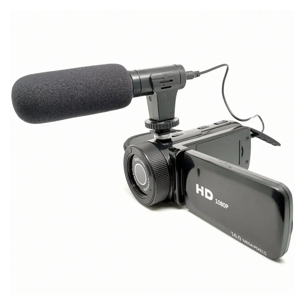 BINBINNIAO High Definition Digital Video Camera with Microphone Wide-Angle Lens Home Digital Video Camera