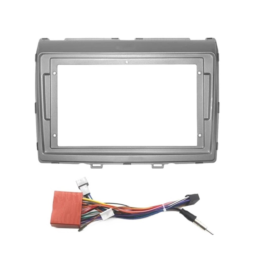 Car Fascia Radio Panel Car Stereo Frame Kit Mounting Bezel Faceplate Interior Front Dash Center Facia, for Mazda MPV 8 LY 2006-2016