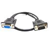 ATUUKOPC DB9 to DB15 Three Row VGA RS232 Male to Female Pin Hole 15 Pin 9-pin Serial Port Plug-in Data Cable(2m,DB9 F-DB15 M) view 1