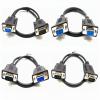 ATUUKOPC DB9 to DB15 Three Row VGA RS232 Male to Female Pin Hole 15 Pin 9-pin Serial Port Plug-in Data Cable(2m,DB9 F-DB15 M) view 2