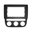 Car Fascia Radio Panel 2 Din Car Radio Fascia Dash Mounting Installation Trim Frame Stereo Kit, for VW, for Sagitar, for Jetta 5 2006-2012(at AC) view 1