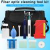 Fiber Optic Cleaning Kit 10 in 1, FTTH Cleaning Box/Pen, Dust-Free Paper view 2