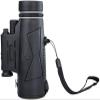 12x50 Monocular Telescope, Portable Monocular with Night Vision and LED Light BAK4 Prism FMC Lens Monocular with Smartphone Adapter and Tripod for Adults Kids Bird Watchi view 1
