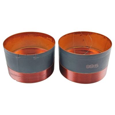 99.5mm Woofer Speaker Voice Coil 8Ohm Glass Fiber Skeleton Bass Coil Round Copper Wire Repair Woofer Accessories DIY 2pcs