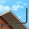Adjustable Length Antenna Mount, Suitable for Long Eaves and Walls, Equipped with 90 Elbow, Extension Pipe, and Mounting Screws, Ideal for Outdoor TV Antennas, Starlink WiFi Extenders (Black) view 1