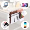 CIBOTIES Desk Side Storage, Under Desk Laptop Mount, Table Side Hanging File Organizer, No Drill Clamp On Cable Management Tray, Laptop Holder with Magnetic Pen Holder for Office and Home view 4