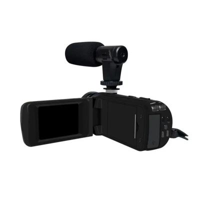 BINBINNIAO HD 1080P Professional Digital Video Camera with Mic 16 Million Pixels DV Multifunction Anti-Shaking Photographic Machine(with Microphone)