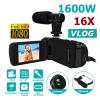 BINBINNIAO HD 1080P Professional Digital Video Camera with Mic 16 Million Pixels DV Multifunction Anti-Shaking Photographic Machine(with Microphone) view 2