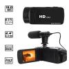 BINBINNIAO HD 1080P Professional Digital Video Camera with Mic 16 Million Pixels DV Multifunction Anti-Shaking Photographic Machine(with Microphone) view 3