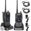 SAMCOM DMR Digital Analog Two Way Radios Walkie Talkies Waterproof IP67 FPCN50A Radio with Customise Channel ID/Name GPS Text Message Call Logs Single Group Call Programmable Type-C 2 Way Radio view 1