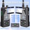 SAMCOM DMR Digital Analog Two Way Radios Walkie Talkies Waterproof IP67 FPCN50A Radio with Customise Channel ID/Name GPS Text Message Call Logs Single Group Call Programmable Type-C 2 Way Radio view 2