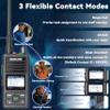 SAMCOM DMR Digital Analog Two Way Radios Walkie Talkies Waterproof IP67 FPCN50A Radio with Customise Channel ID/Name GPS Text Message Call Logs Single Group Call Programmable Type-C 2 Way Radio view 3