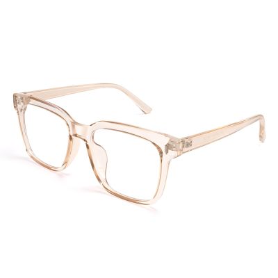 Dollger Square Blue Light Blocking Glasses for Women Men, Computer Reading/Gaming/TV/Phones Glasses Anti Eyestrain & UV Glare
