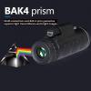 40X60 High Power Monocular Telescope for Bird Watching with Compass Smartphone Adapter and Tripod for Bird Watching Camping for Adult Bird Watching Outdoor Hunting Travel Monocular Telescope view 2
