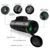 40X60 High Power Monocular Telescope for Bird Watching with Compass Smartphone Adapter and Tripod for Bird Watching Camping for Adult Bird Watching Outdoor Hunting Travel Monocular Telescope view 3