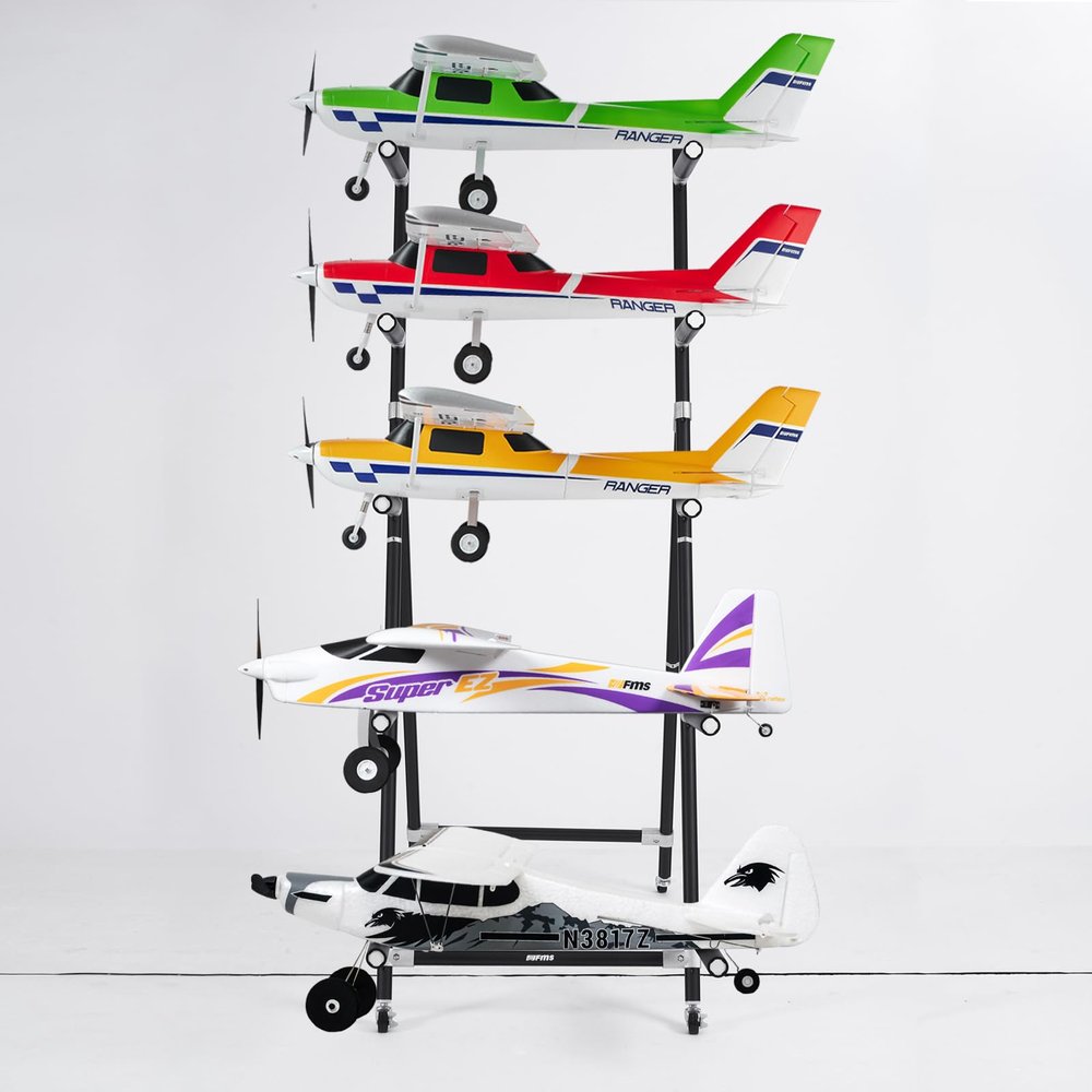 FMS RC Airplane Storage Rack, 5-Level Model Aircraft Stand, FMSACC001