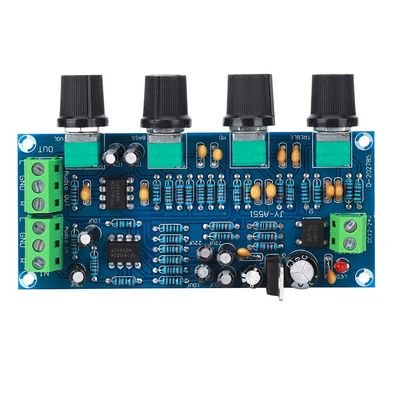 NE5532 Preamp Tone Board | Single Source Supply 12-24V for Amplifier | Enthusiast - Level Hi - Fi Audio/Home Theater/Car Audio | Treble/Mid/Bass Volume Control