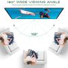 AAJK 80 inch Projector Screen, Washable Projector Screen 16:9 Foldable Anti-Crease Portable Projector Movies Screen for Home Theater Outdoor Indoor Support Double Sided Projection view 3