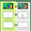 AAJK 80 inch Projector Screen, Washable Projector Screen 16:9 Foldable Anti-Crease Portable Projector Movies Screen for Home Theater Outdoor Indoor Support Double Sided Projection view 4