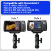 VINmounts Aluminum 1.5" Ball Helix 5/7 Fish Finder Mount,C Size Universal Marine Electronics Mount,Helix 7 Mounting Bracket for Kayak/Boat view 4