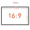 16:9 Projector Screen with Stand, Portable Indoor Outdoor Movie Screen, Anti-Crease Washable Home Theatre Cinema Screen with 160 Viewing Angle(100inch/221x125cm) view 4