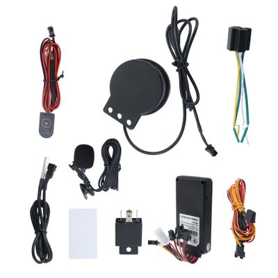 munirater 4G LTE Vehicle GPS Tracker with Real-Time Tracking Remote Cut-Off SOS Alarm 9-95V Wide Voltage Bluetooth WiFi Camera Support GPS BeiDou Dual Positioning