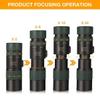 24x30 Monocular Telescope,8X-24X Dual Focus Optics Zoom Telescope,Retractable Portable Monocular for Birdwatching, Traveling, Outdoors, Sightseeing, Sport view 2