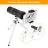24x30 Monocular Telescope,8X-24X Dual Focus Optics Zoom Telescope,Retractable Portable Monocular for Birdwatching, Traveling, Outdoors, Sightseeing, Sport view 4