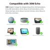 Tonton 30W Power Adapter for Echo Show 8/10/15/21, Echo (3rd & 4th Gen), Echo Show (2nd Gen), Echo Plus (2nd Gen)  6FT AC Charger Power Cord, White view 4