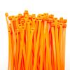 Aroono Orange Zip Ties, Plastic Cable Ties 6 Inch Small (250 Pcs) - 18 LBS Tensile Strength, Premium Heavy Duty Wire Ties Wraps - Strong and Durable for Indoor and Outdoor view 1