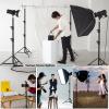 Photography Light Stand, 110"/9.2ft/280cm Portable Reverse Folding Tripod with Travel Bag Aluminum Heavy Duty for Camera,Video,Softboxes,Umbrell,Wedding Outdoor Video Shooting 2 Pack view 4