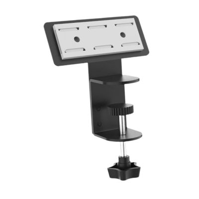 BaotyJie Desk Mount Clamp for Power Strip Clamp on Power Strip Holder Space Saving Easy to Install Convenient for Desk Edge for Office, Black