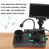 100X Diamond Girdle Viewer, Digital Microscope, with 7 Inch LCD Screen and LED Fill Light, Accurate Identification, for Diamond Waist Code/Inscription Magnifying view 2