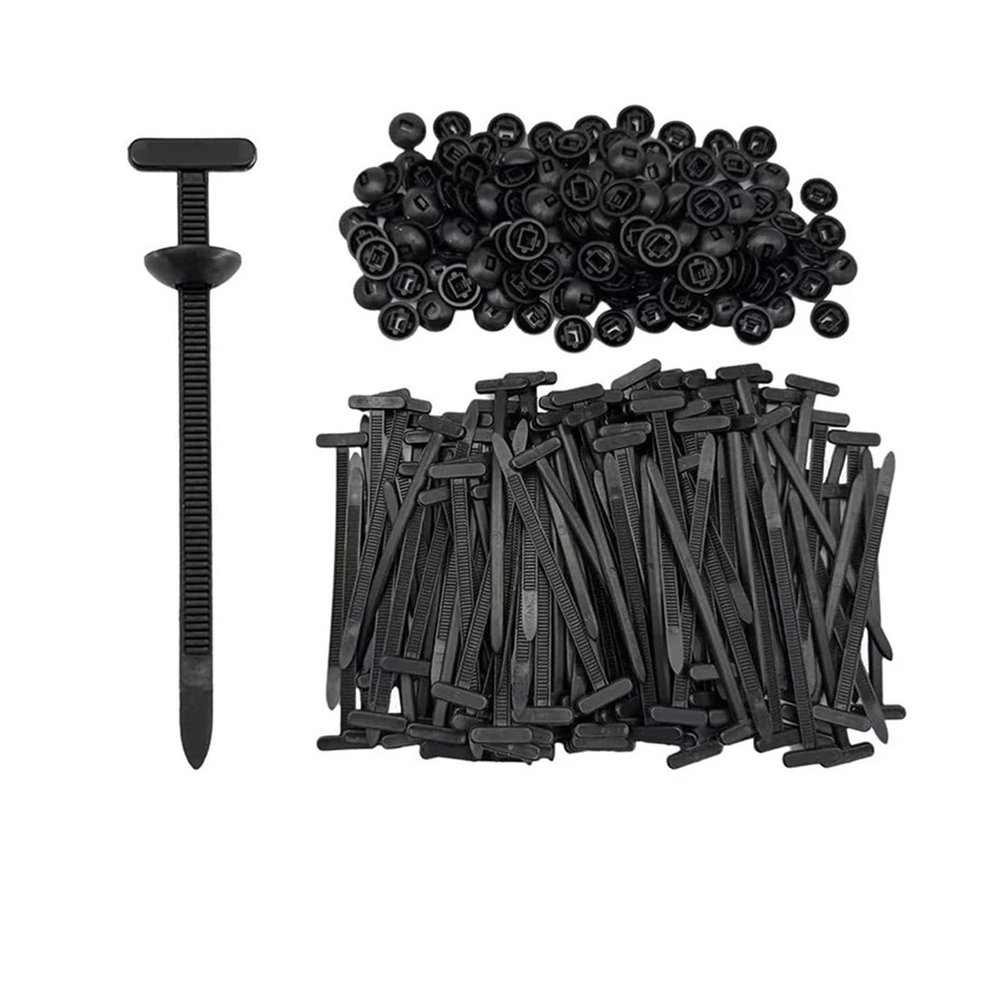 1000pc Nylon Universal Cable Tie Buckle, Heavy Duty Self-Locking Nylon Zip Ties Holder,Multipurpose Plastic Cable Ties Tool