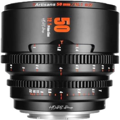 7artisans 10mm/16mm/25mm/35mm/50mm/85mm T2.1 Cine Lens for Sony E APS-C 260 Ultra Long Focus Mirrorless Camera Lens for Portraiture/Street Photography/Humanistic (50mm T2.1)