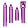 19mm Rod Tube Extension, 4 Sections 2inch 3 inch 4-inch Rod Bracket for Sony ARRI RED Camera Wireless Follow Focus Lens Motor Shoulder Rail Mounting with 3/8" Thread, Purple view 1