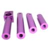 19mm Rod Tube Extension, 4 Sections 2inch 3 inch 4-inch Rod Bracket for Sony ARRI RED Camera Wireless Follow Focus Lens Motor Shoulder Rail Mounting with 3/8" Thread, Purple view 4